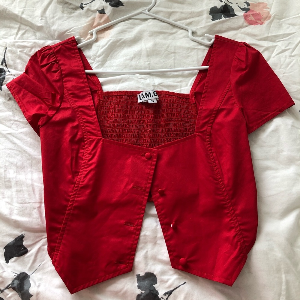 I.AM.GIA Ankaa Structured Crop Top